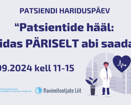 Patsiendi hariduspäev 30.05.2024