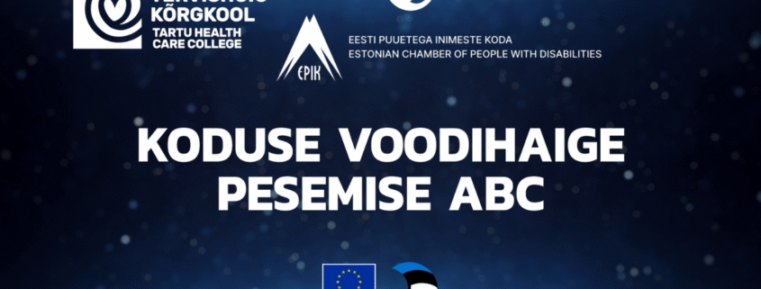 koduse voodihaige pesemise abc infograafika