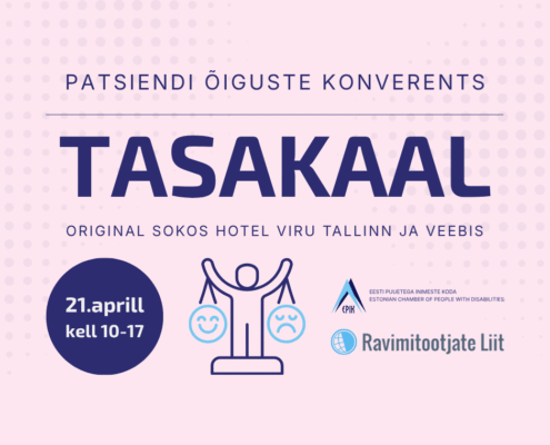 Patsiendi õiguste konverentsi Tasakaal kutse
