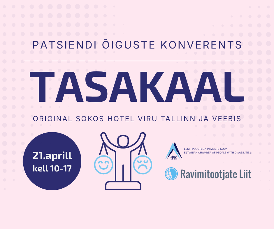 Patsiendi õiguste konverentsi Tasakaal kutse