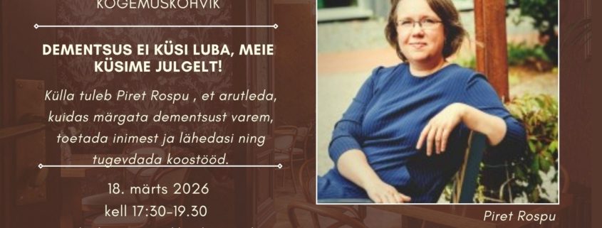 Kogemuskohviku kutse infograafika