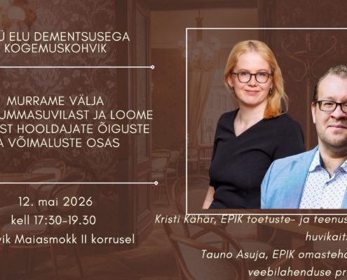 MTÜ Elu dementsusega kutse infograafika