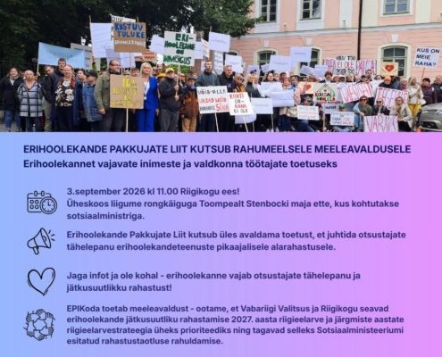 Erihoolekande meeleavaldus 2026 infograafika