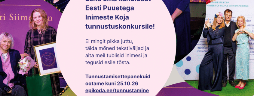 EPIkoda tunnustuskonkurss 2026 infograafika