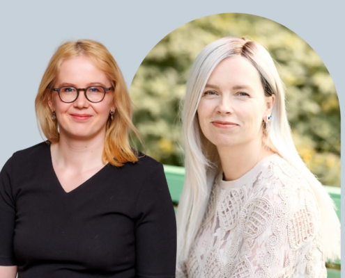 Maarja Krais-Leosk ja Kristi Kähär naeratavad kaamerasse.