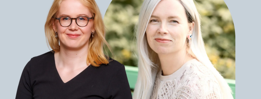 Maarja Krais-Leosk ja Kristi Kähär naeratavad kaamerasse.